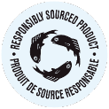 Responsibly sourced product logo